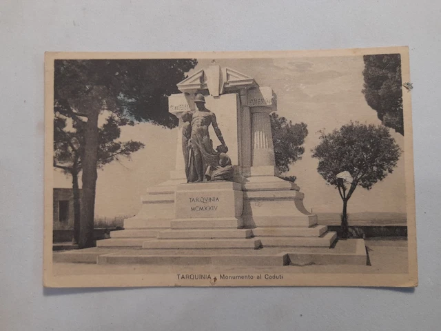 Cartolina Tarquinia - Monumento Ai Caduti