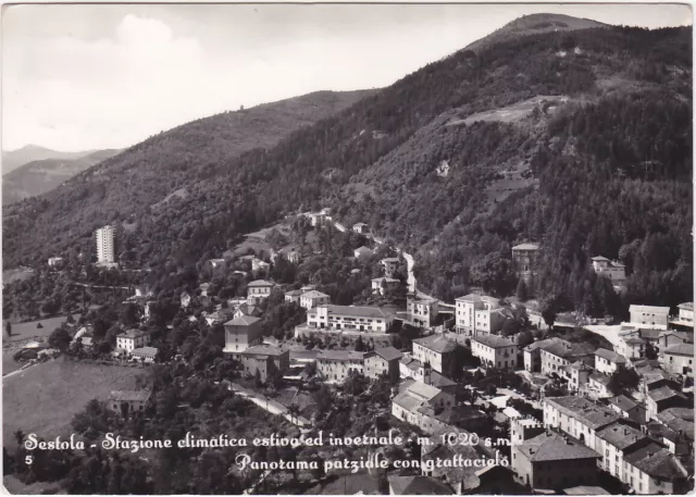 Sestola - Modena - Panorama Parziale Con Grattacielo - Viagg. 1955 -81176-