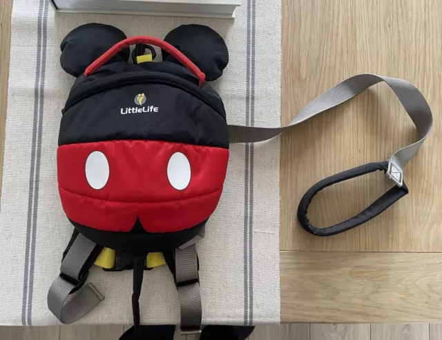 Arnés de mochila LittleLife Mickey Mouse Disney riendas para niño pequeño