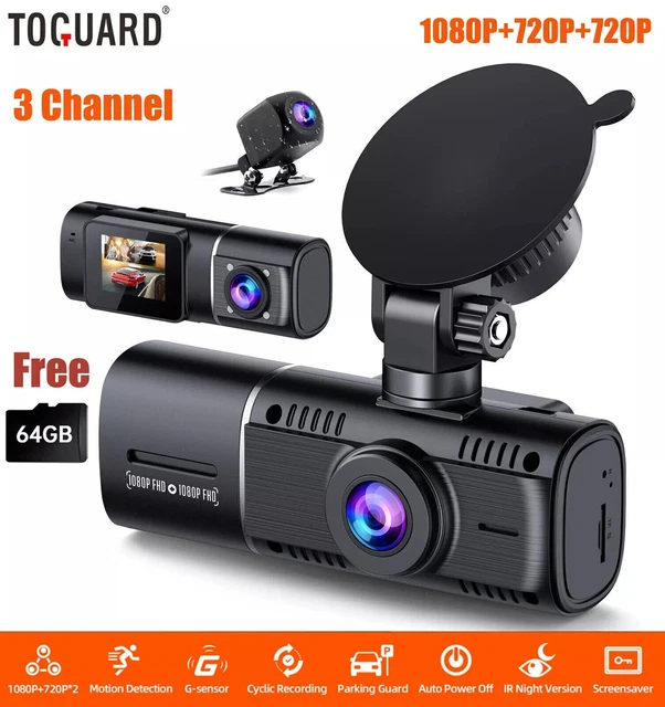 PORMIDO Rückfahrkamera Spiegel Dashcam, 12 Zoll Rückspiegel Kamera Mit