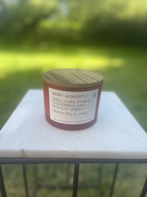 Vela anécdota ANTROPOLOGIE X cáscara de naranja y caja nueva con etiquetas precio de venta sugerido por el fabricante £30