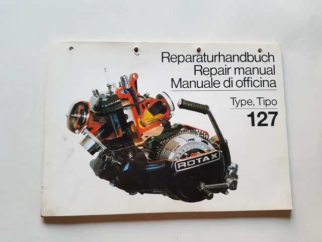 Motore Rotax 127 1988 manuale officina originale italiano workshop manual