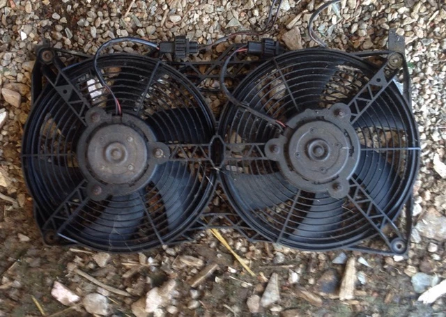Land Rover Fan RANGE ROVER P38 AirCon Fan Fans 12v Electric Twin £15.00 - PicClick UK