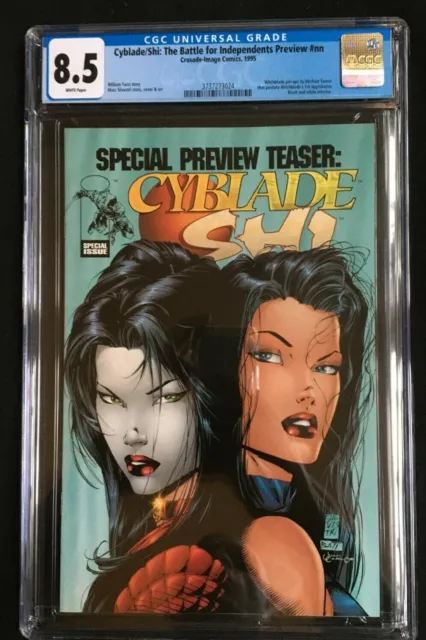 Cyblade/Shi: Special Preview Teaser  1st Witchblade CGC 8.5 3737273024