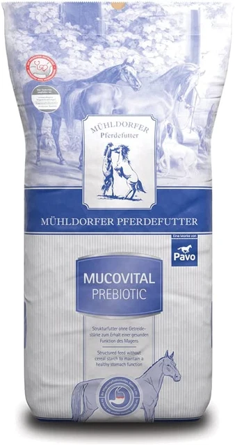 Mühldorfer IQ Landwiesen-Glück, 12,5 kg, mangime per Cavalli Senza Cereali, Senza melassa, strutturalmente Ricco, per Tutti i Cavalli e Pony