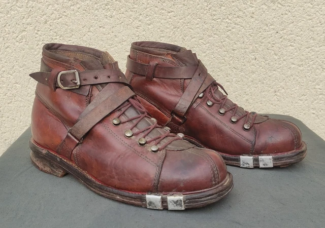BRODEQUINS CHAUSSURES DE ski troupes de montagne chasseur alpin