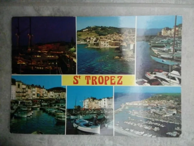 Cpsm Cpm  Carte Postale Var  Saint Tropez  Différentes Vues