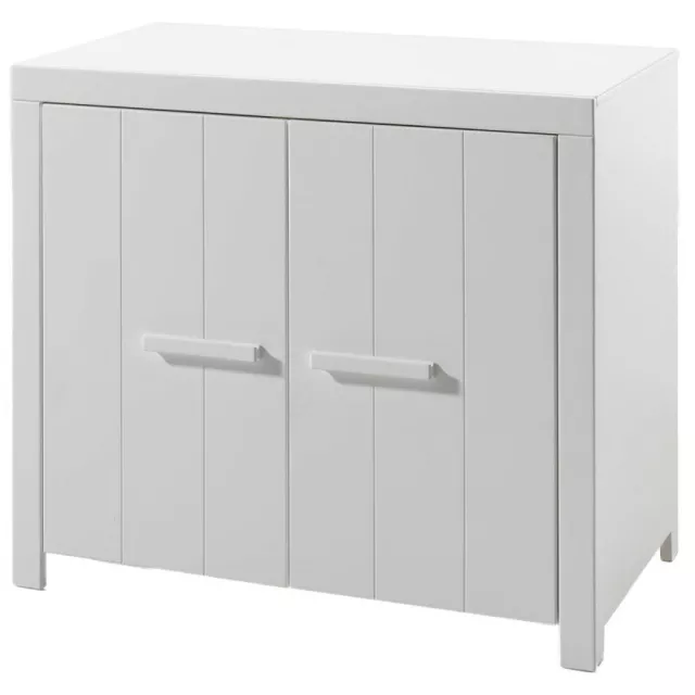 Paris Prix - Commode Enfant En Bois 2 Portes "erik" 100cm Blanc