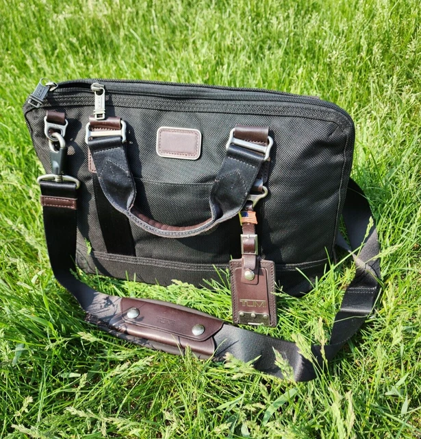 Tumi Alpha Bravo Earle Compact Shoulder Bag Nylon Black
