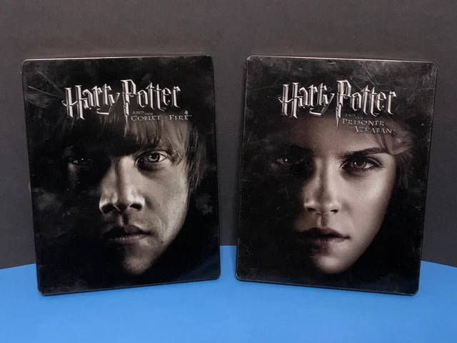 Harry Potter And The Prisoner of Azkaban + the Goblet of Fire  Bluray Steelbooks