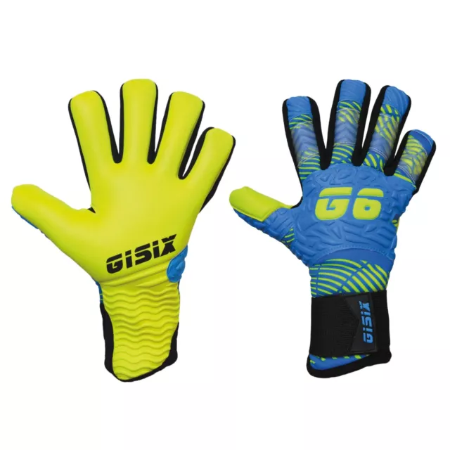 Gisix - Guanti Portiere Neon Cyan