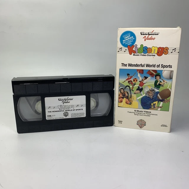 KIDSONGS LETS PLAY Ball VHS VCR Video Tape View Master Warner Bros EUR