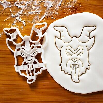 Realistic Krampus cookie cutter - Christmas horror goat demon Krampuslauf beast