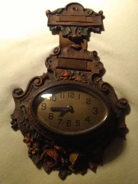 vtg Louis XVI Fob Clock from lux Clock co. Circulated in the thirties. (Running)