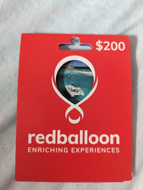 $200 Redballoon Gift Card - Expires July 2027 - Free Shipping $200 Redballoon Gift Card - Expires July 2027 - Free Shipping