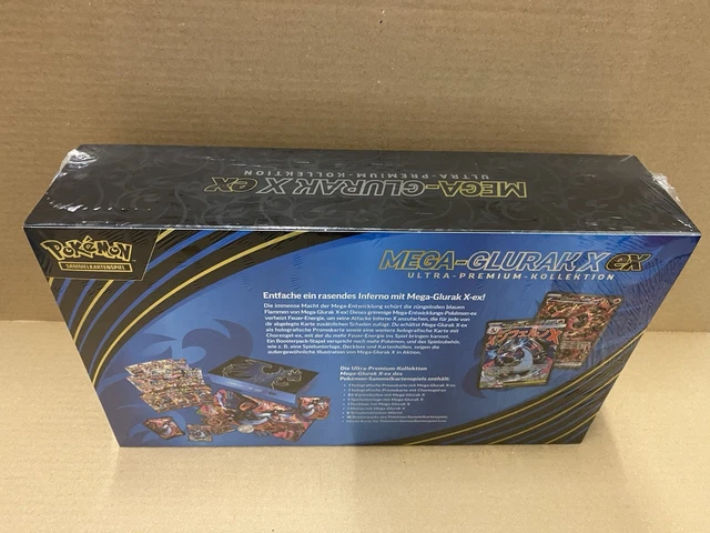 Pokémon : Ultra Premium Mega Glurak X-ex Collection (2 Shiny Promo