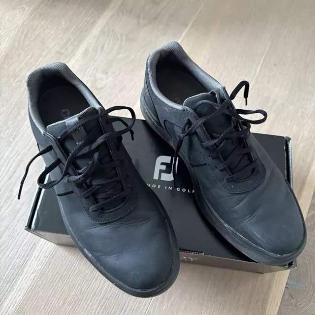 Footjoy Contour Gr. 44,5 Schwarz Golf Schuhe