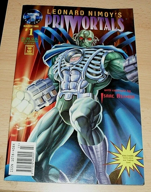 Tekno Comics Comix Primortals Number 1 1995 Near Mint Condition Leonard Nimoy