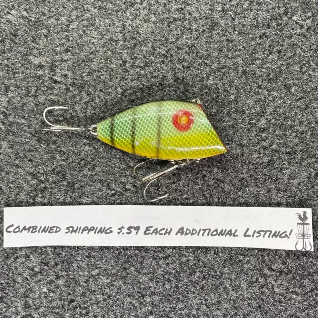 PICO LURES PICO Perch Vintage Lipless Crankbait Fishing Lure 2.5 EUR 9,20  - PicClick ES