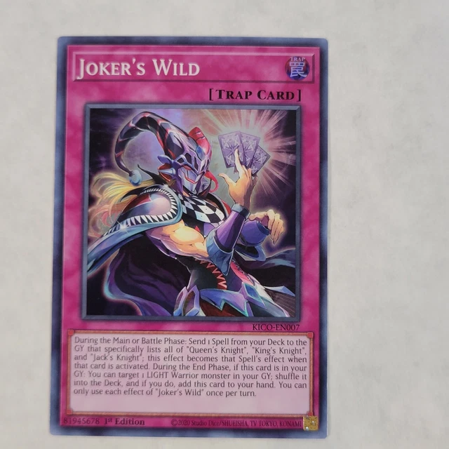 Yugioh! Joker's Wild - KICO-EN007 - Super Rare - 1st Edition, English - “NEW”