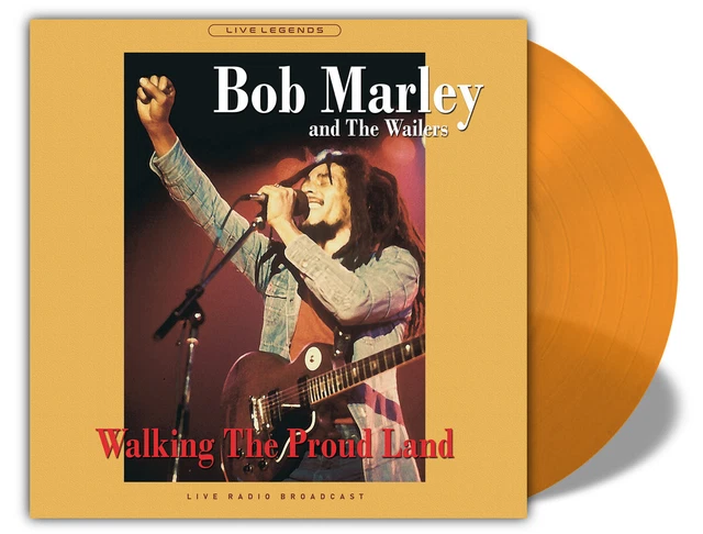 Orange vinyl BOB MARLEY and THE WAILERS Walking The Proud Land LIVE 12” SEALED