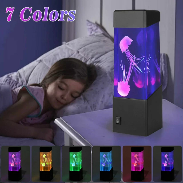 Jellyfish Aquarium LED Multicolor Lighting Fish Tank Mood Lamp Night Light HOT