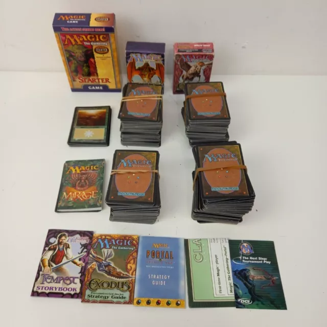 Bundle 900+ Magic The Gathering Cards Plus Starter Level Pack Tokyo -WRDC