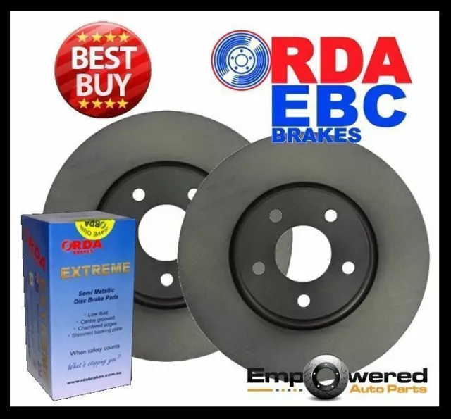 REAR DISC BRAKE ROTORS+PADS for Honda Odyssey RB1 RB3 2.4L *305mm 2005-2014