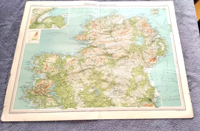 1922 The Times Atlas Ireland Southern AND Northern Maps