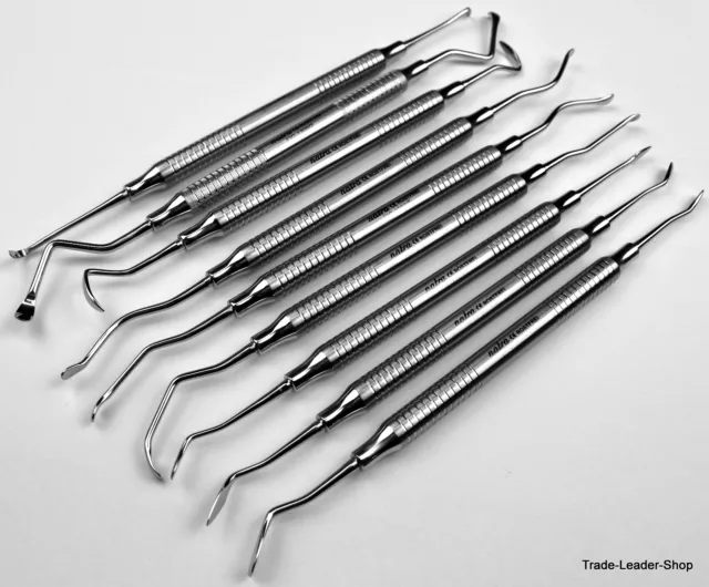 9er Sinus Lift Implant Cric Curette Instruments Dentaire Raspatorien Implant