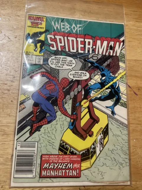 Web of Spider-Man #21 VF 1986 Stock Image