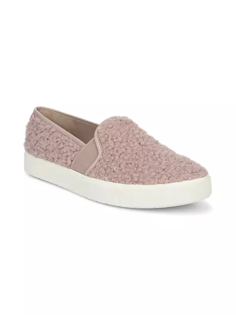 Vince Women’s Blair 5 Faux Shearling Slip-On Sneaker NWOB $225 Comfort Shoes