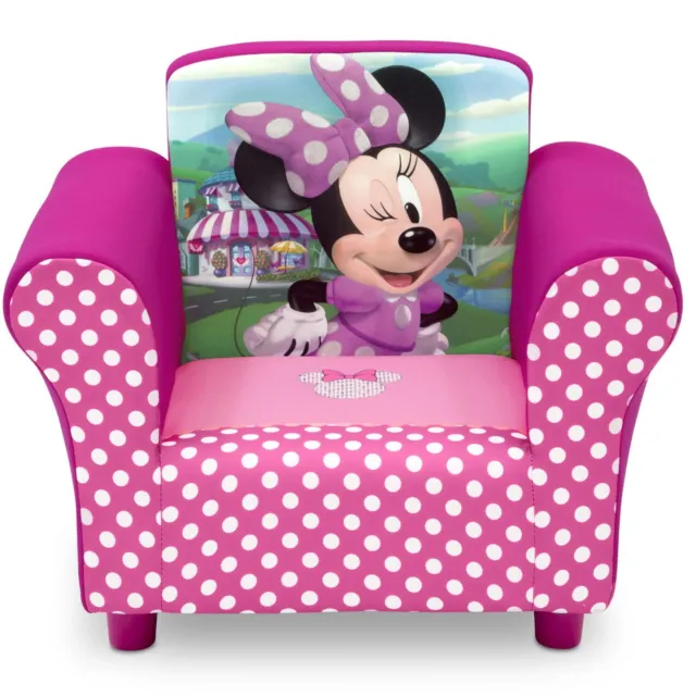 Colorful Minnie Mouse Toddler Chair - Cozy & Durable Upholstered Seat