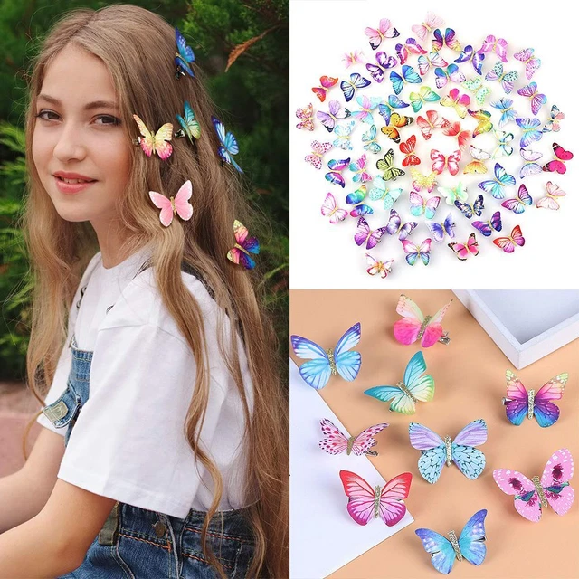 Abito da sposa Ragazze Hairpins Donne Barrette Bambini Butterfly Hair Clips