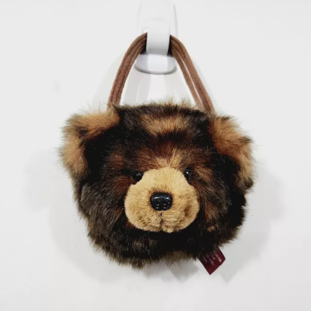 Bearington Collection Brown Bear Plush Purse Beary Carrysome Take Along Tote