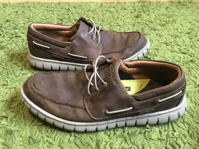 SKECHERS : MENS Brown Leather Moreway 