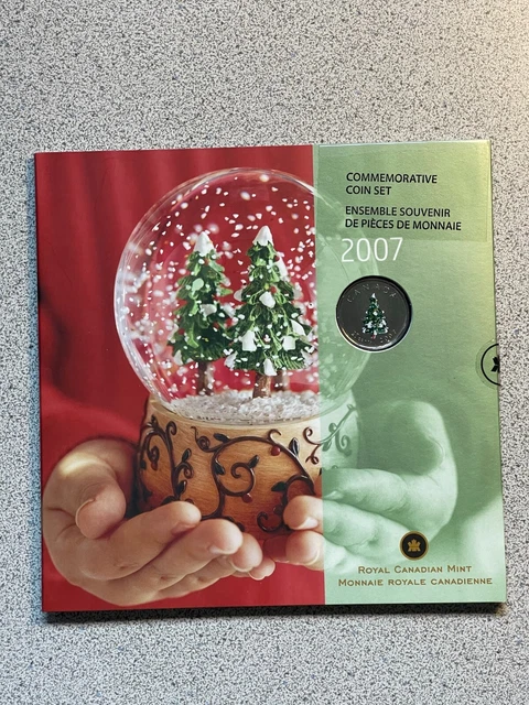 2007 Holiday Gift set - colored 25 cent - Season Greeting - coin set