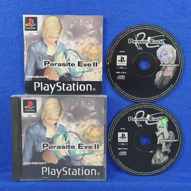 ps1 PARASITE EVE II 2 Boxed & Complete PAL Version ps2 ps3