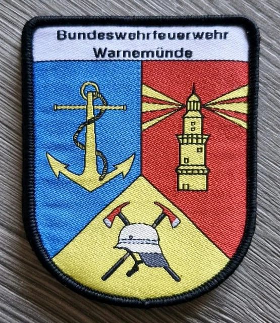 ABZEICHEN AUFNÄHER PATCH Bundeswehr Feuerwehr Hohe Düne Warnemünde EUR ...