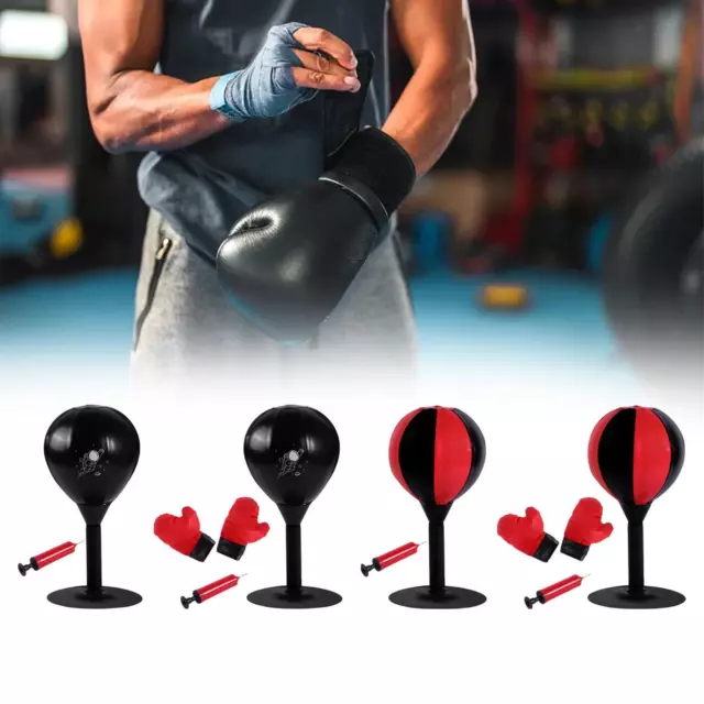 Desktop Boxsack Boxen Ball PU Fitness Ausrüstung Ausrüstung Workout Saugnapf