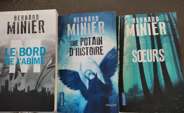 Lots 3 Livres de Bernard Minier   - thriller Excellent État