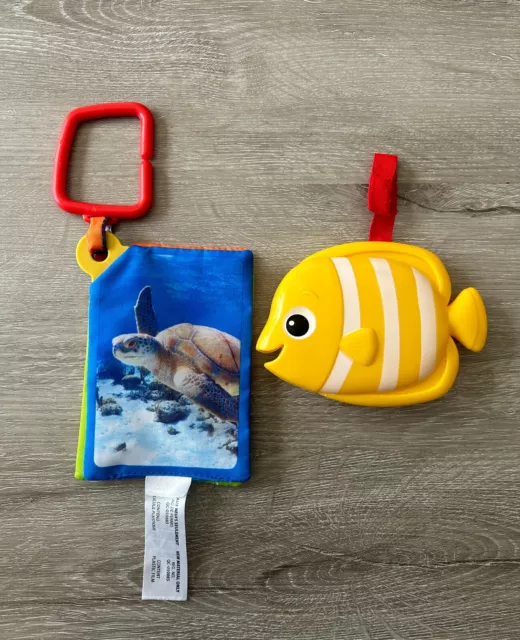 Baby Einstein REPLACEMENT HANGING TOYS Neptunes Ocean Discovery Jumper Fish Book
