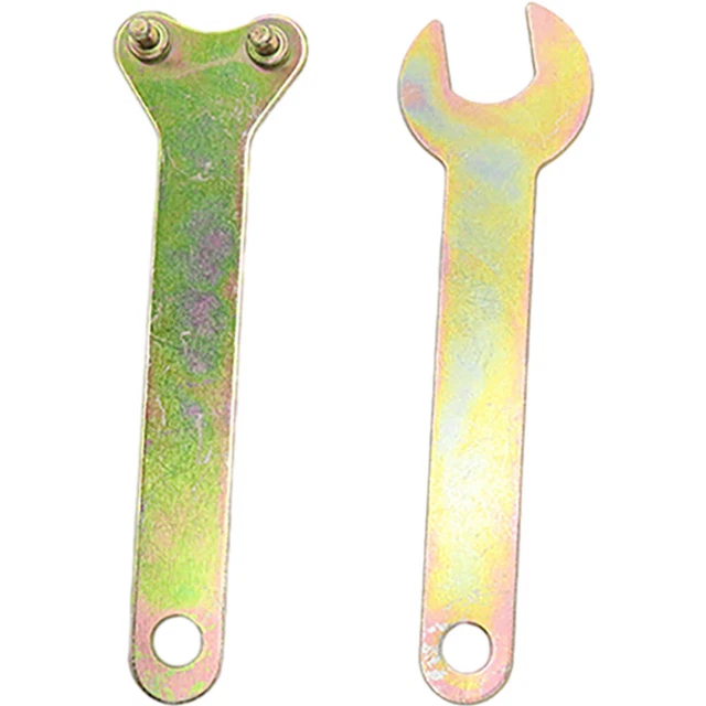 1 par de llaves de tornillo amoladora angular, llave de lijado,
