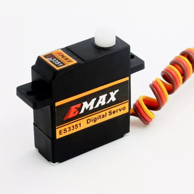 Emax ES3351 Digital Flächenservo 10,6g 0,10s 2,2kg 9mm Micro Mini Servo