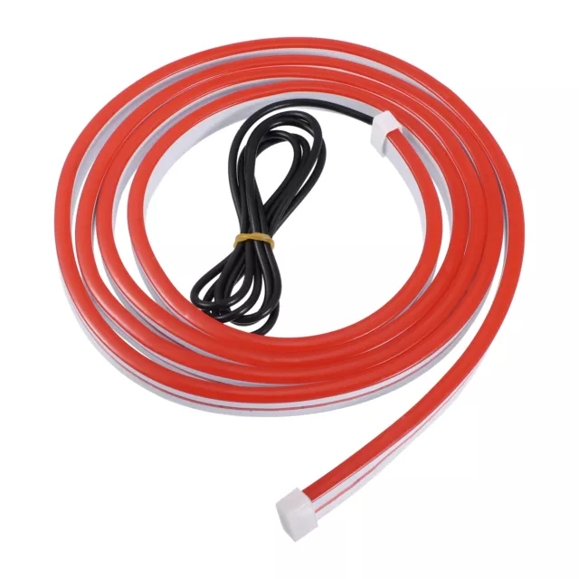 1,8 m 5,91 pies Coche LED Tira Luz Impermeable Flexible Luz Roja