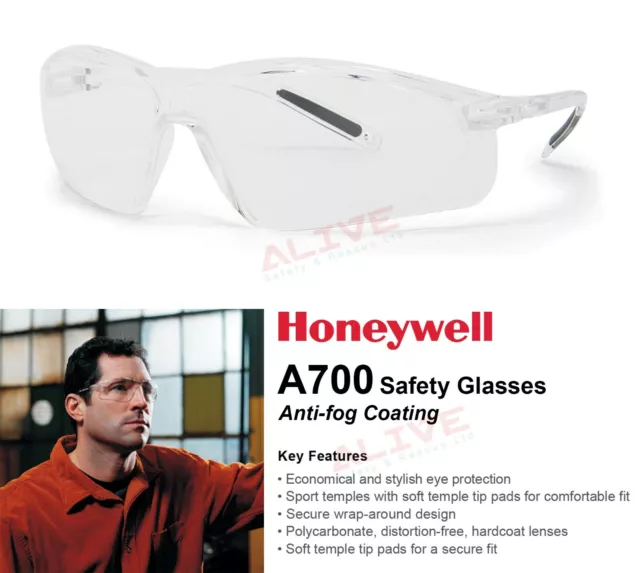 Honeywell AVATAR OTG Safety Goggles Fit over Prescription Spectacles  Glasses