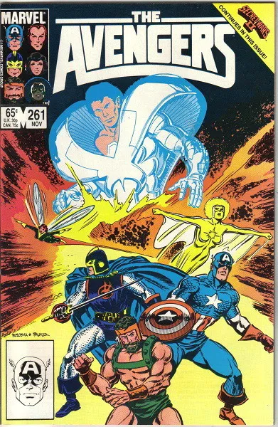 The Avengers Comic Book #261 Marvel Comics1985 VERY HIGH GRADE UNREAD NEW