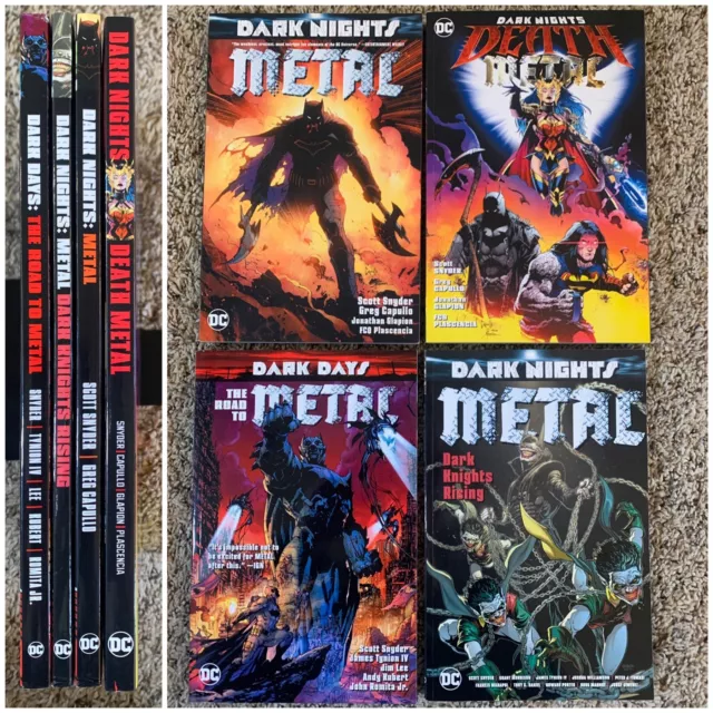 Batman Dark Nights Metal 4 TPB Set - Road to Rising Death  DC Snyder Capullo 6 7