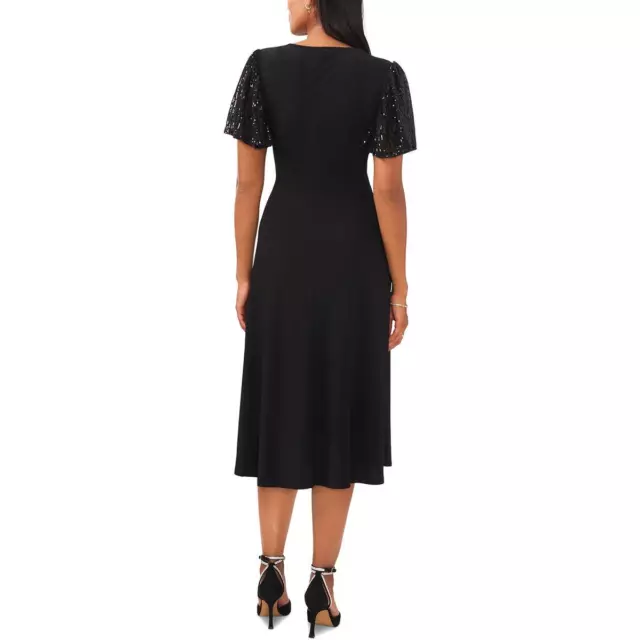 MSK Womens Surplice Midi Formal Cocktail And Party Dress BHFO 7519 2