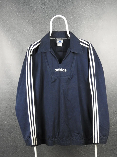 Felpa da calcio Adidas vintage anni '90 retrò taglia M media